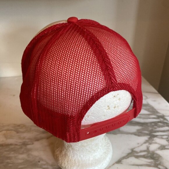 Carmel California Patch Hat Cap Adjustable Red Meshback - Picture 2 of 6